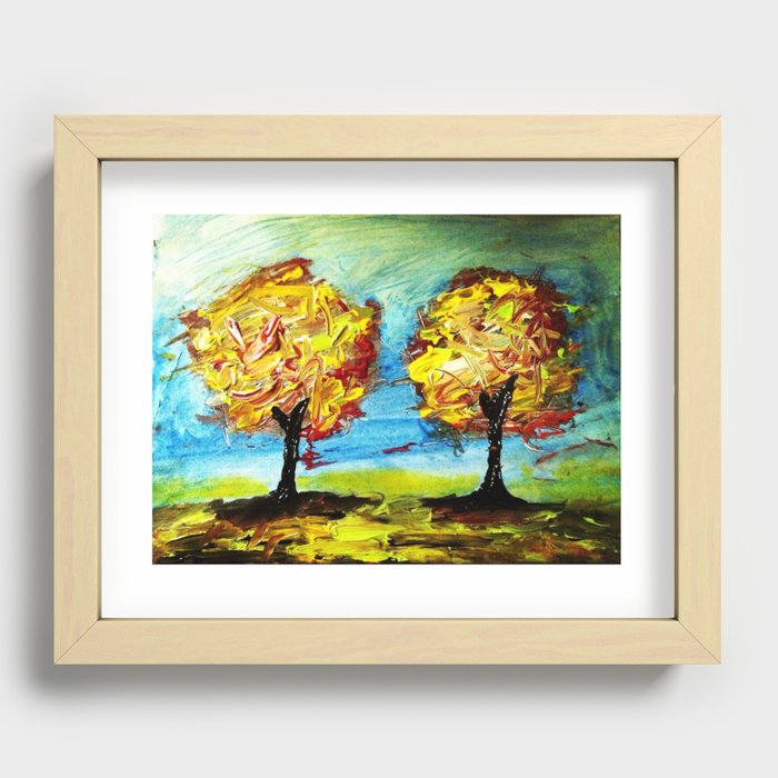 Double Trouble Recessed Framed Print