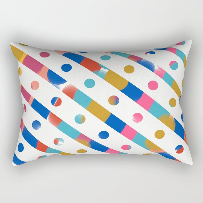 Color Me Happy Rectangular Pillow