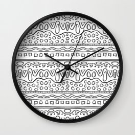 Fun doodles Wall Clock