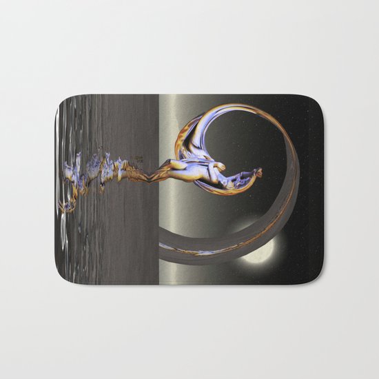 Hold your joys close and let the rest wash away Bath Mat