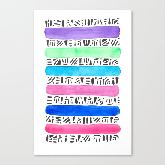 Tribal Bands Canvas Print
