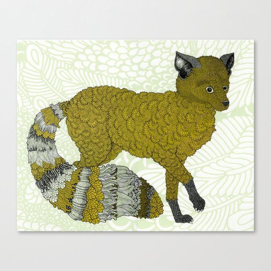 Gold Fox Canvas Print
