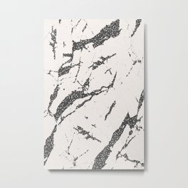 Marble Texture - Stone Metal Print