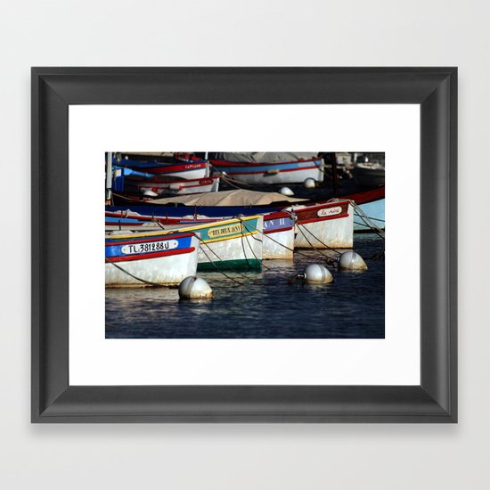 Boats pointu (6972) Framed Art Print