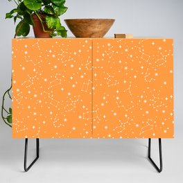 Constellations in the Sky - Orange Credenza