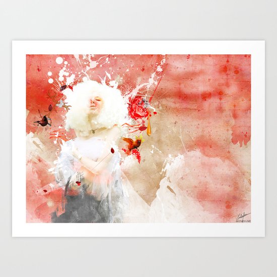 Moon at Noon Art Print