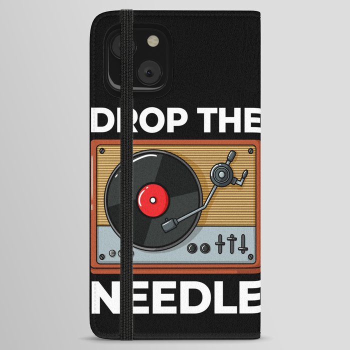 Vinyl Record Player LP Music Album iPhone Wallet Case