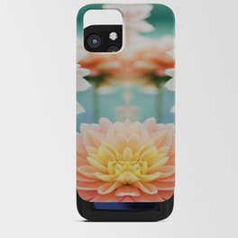 Landscape Flower Dahlia Orange. iPhone Card Case