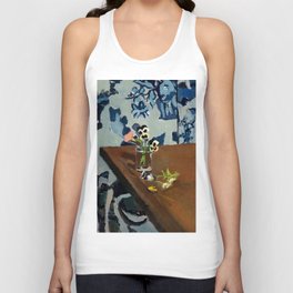 Henri Matisse - Pansies on a Table - Exhibition Poster Unisex Tank Top