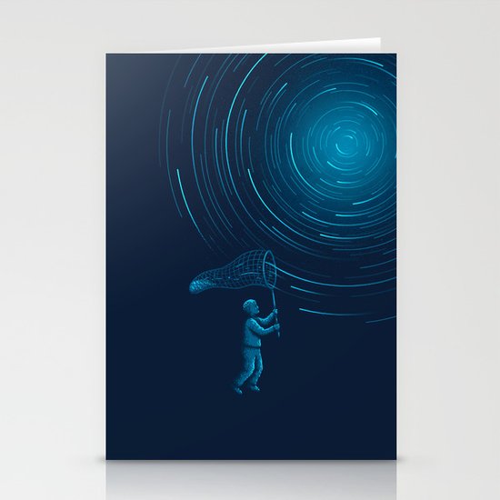 Catch a Star trail Stationery Cards