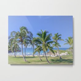 Tropical Beach in North Eleuthera, Bahamas #2 Metal Print