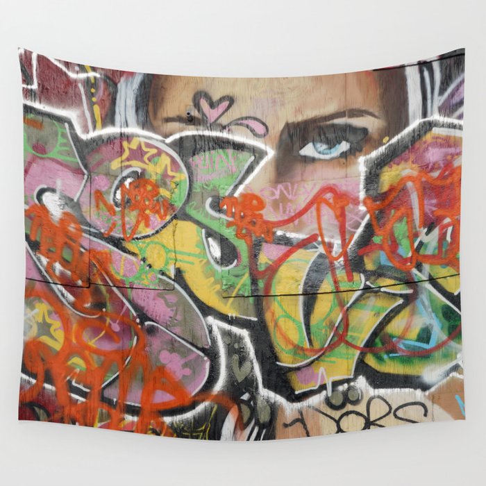 Found Street Art Urban Graffiti Layers Texture Pattern Lettering