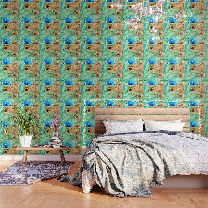 Earthy Abstract Dance Party Sharon Cummings Wallpaper By