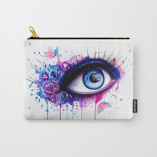 -Pastel Lights- Carry-All Pouch