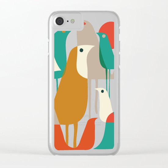 Flock of Birds Clear iPhone Case
