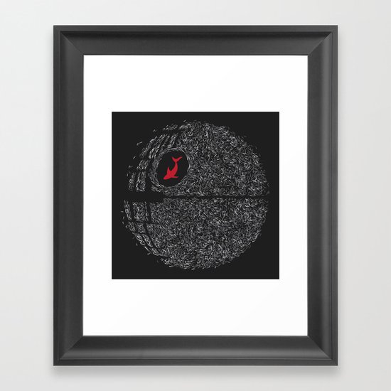 Fish Star Framed Art Print