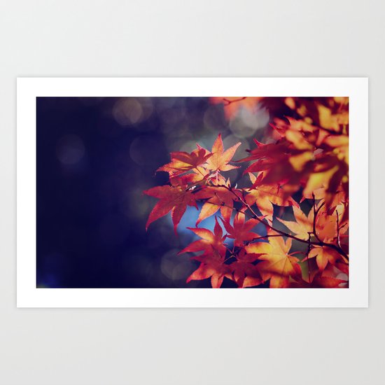 Through the depths of Autumn Art Print