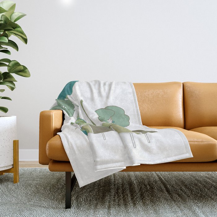 Desk Chair 1 Throw Blanket