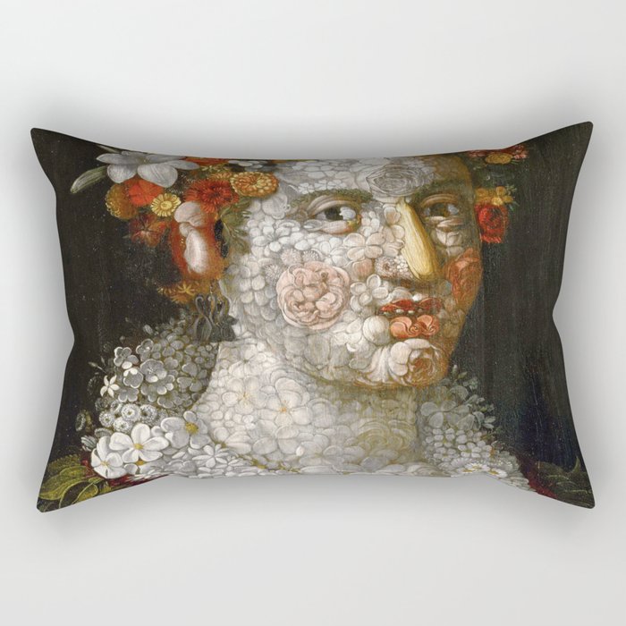 Giuseppe Arcimboldo "Flora" Rectangular Pillow