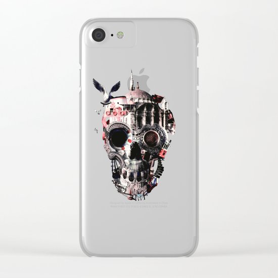 Istanbul Skull Clear iPhone Case