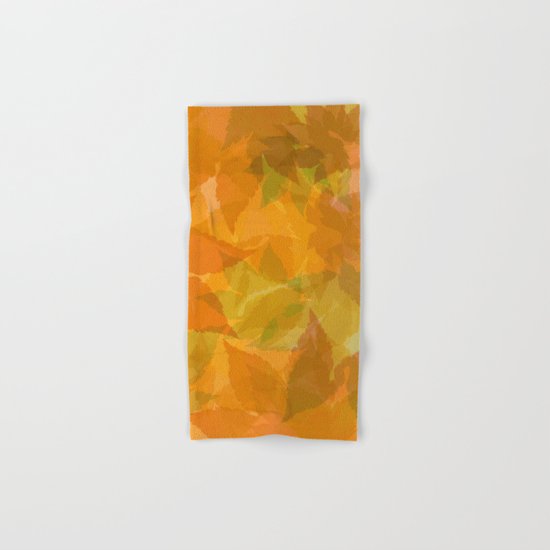 Autumn leaves pastel Hand & Bath Towel