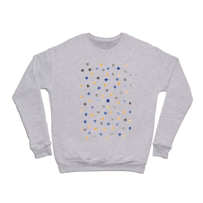 Textured Polka Dots Crewneck Sweatshirt