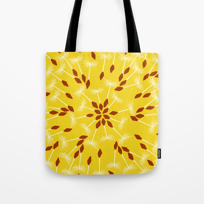 Dandelion Seed Pattern Tote Bag