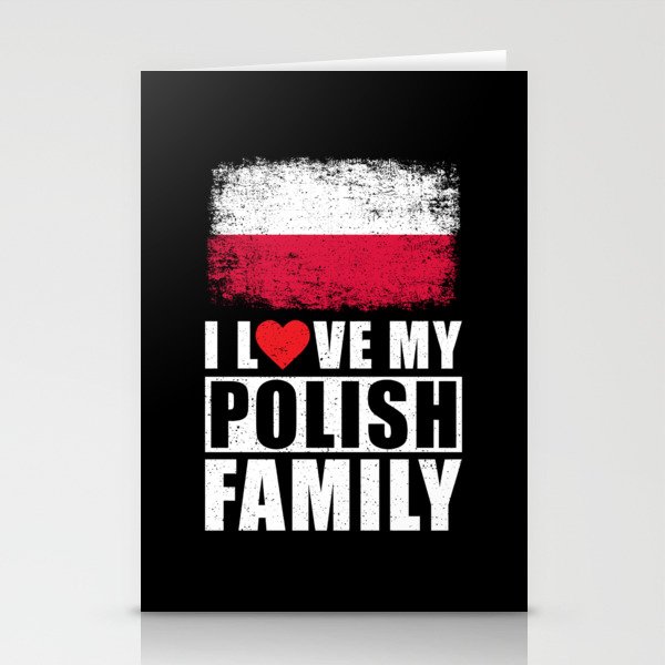 Polish Family Stationery Cards