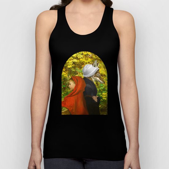 Red Riding Hood Unisex Tank Top
