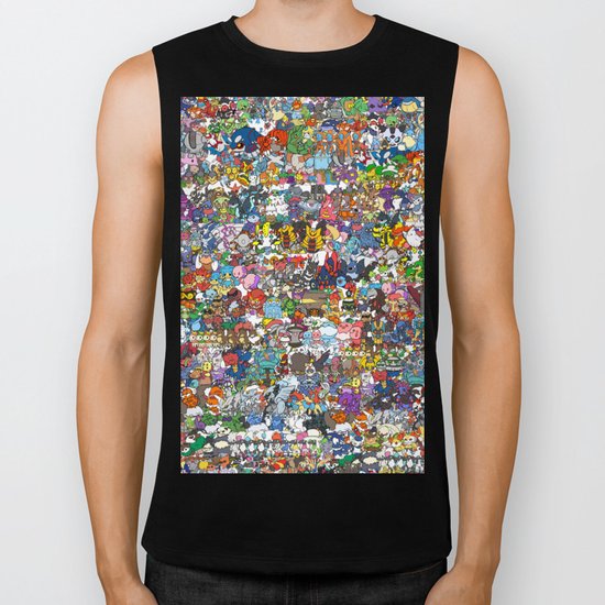 pokeman Biker Tank