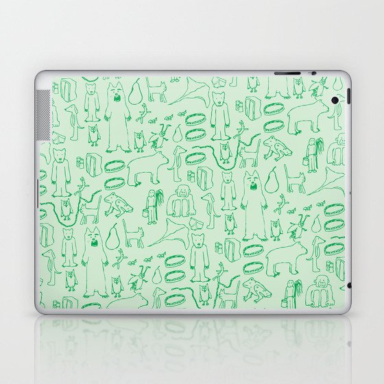 green montage Laptop & iPad Skin