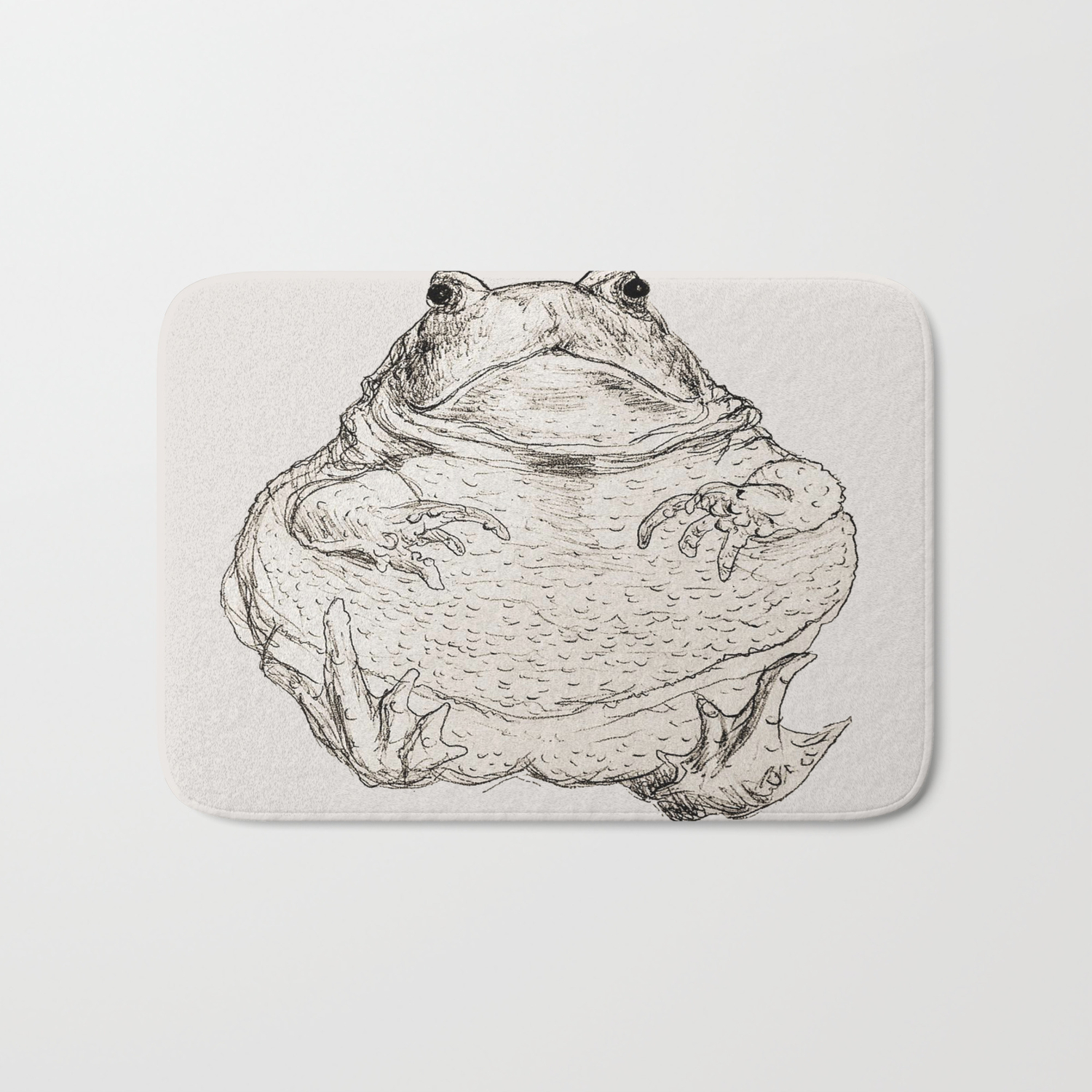 Draw Me Like One Of Your French Frogs Bath Mat By Nataliepassen