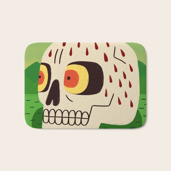Skull Bath Mat