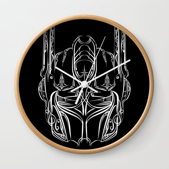 Pinstripe Prime Wall Clock