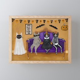 The Halloween Party Framed Mini Art Print