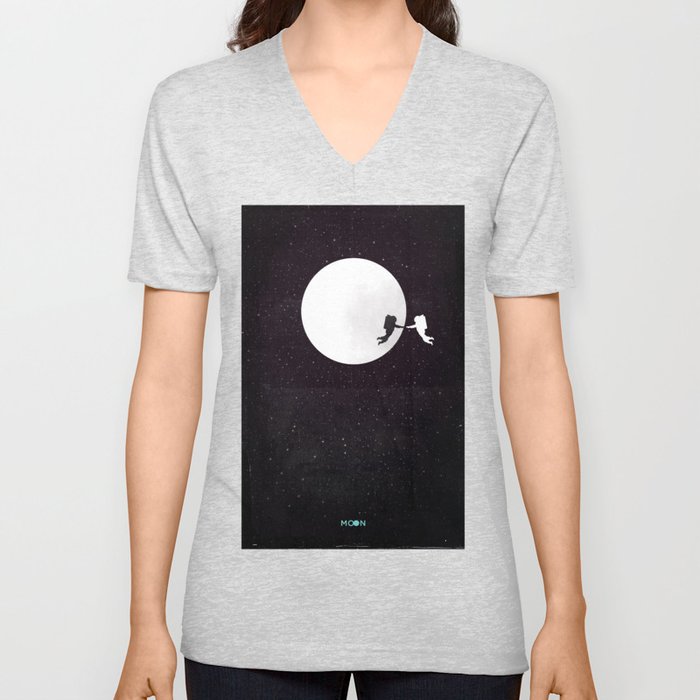 Moon alternative movie poster V Neck T Shirt