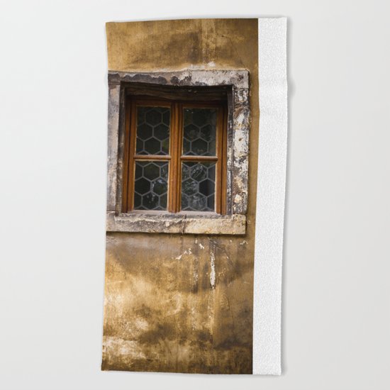 Mysterious Window II Beach Towel