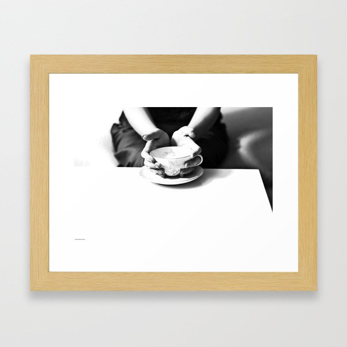 tea with audrey Framed Art Print