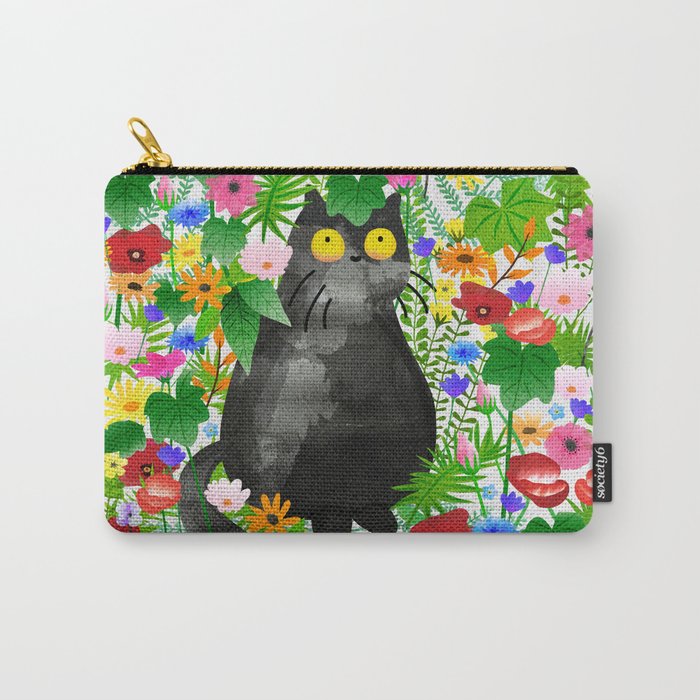 Wild Flowers Carry-All Pouch