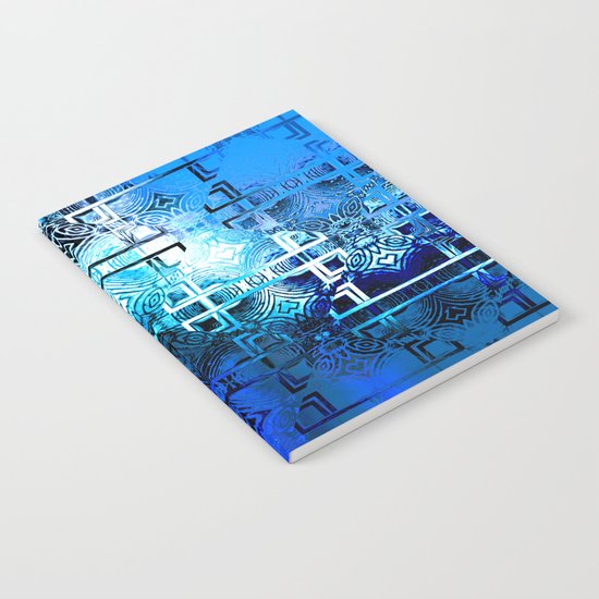 1001 Lights Pattern (azure-lapis-sky) Notebook