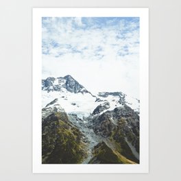 Minimalist Mountain Landscape Art Print
