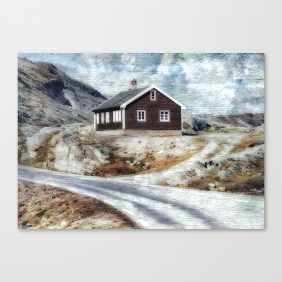 House On Dalsnibba Road Canvas Print