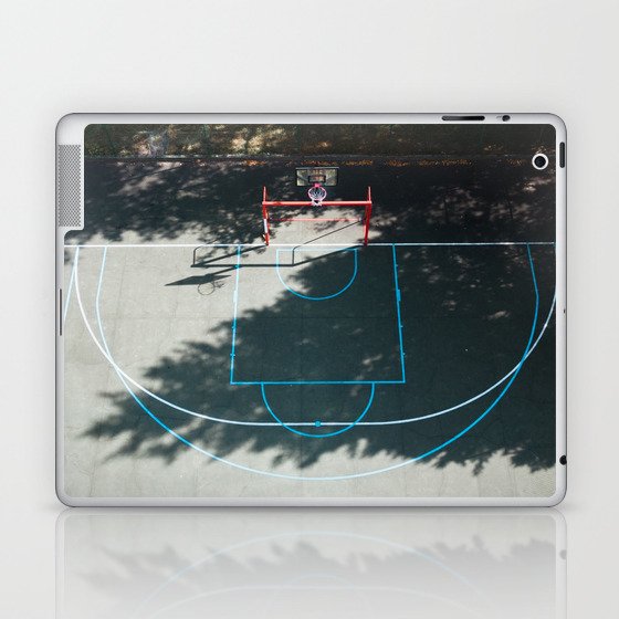 Basketball court from above Laptop & iPad Skin