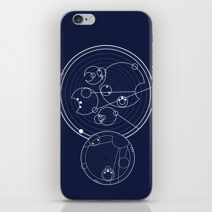 Doctor Who Gallifreyan - Run You Clever Boy, Allons-y! iPhone Skin