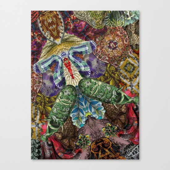 Psychedelic Botanical 5 Canvas Print