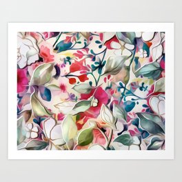 Xander Blossoms 5 Art Print