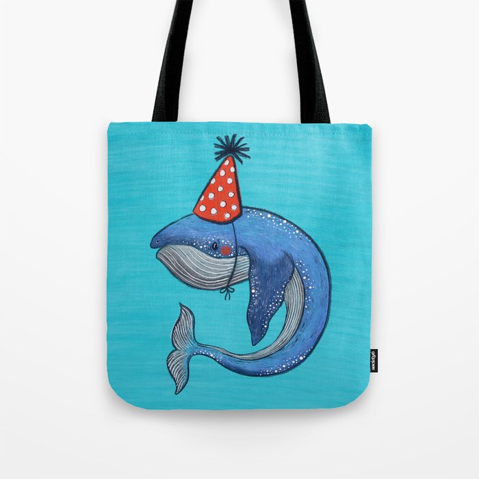 Happy whale Tote Bag
