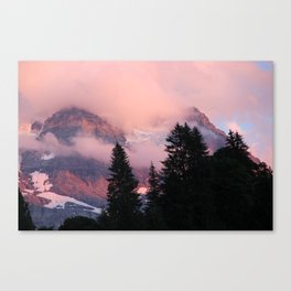 Swiss Mountains Canvas Print