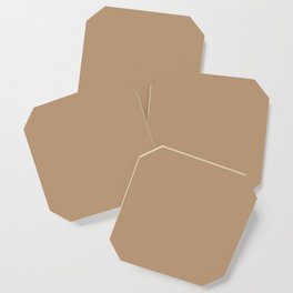 TAN SOLID COLOR Coaster