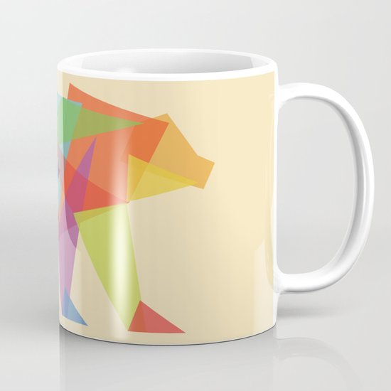 Fractal Geometric bear Mug